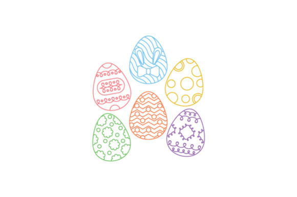 Download Decorated Easter Eggs Coloring Page - Easter egg Collection