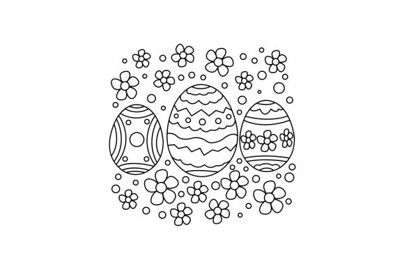 Download Decorated Easter Eggs Coloring Page - Easter egg Collection