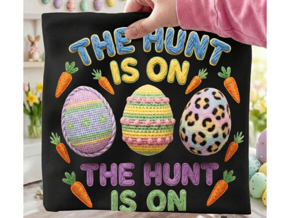 Download The Hunt is on Easter Eggs Tshirt Png - Easter egg Collection