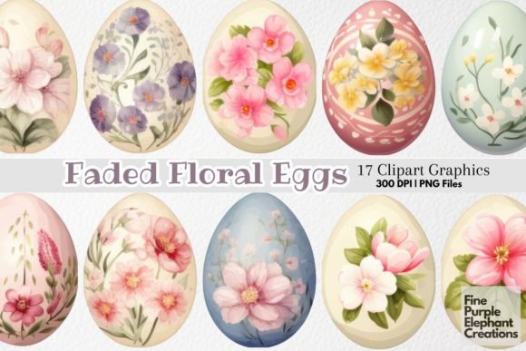 Download Cute Shabby Chic Easter Eggs PNG Clipart - Easter egg Collection