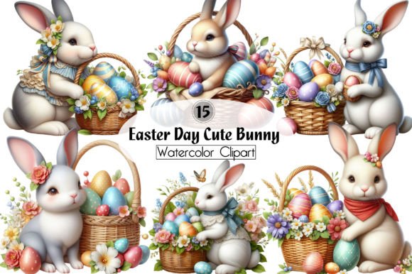 Download Easter Day Cute Bunny Clipart - Cute bunny clipart Collection