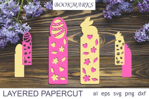 Download Bunny Bookmark Svg, Easter Egg Papercut - Easter egg Collection