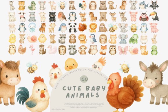 Download Baby Animals Clipart Set - Premium Resources