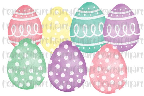 Download Watercolor Easter Eggs PNG Clipart - Easter egg Collection