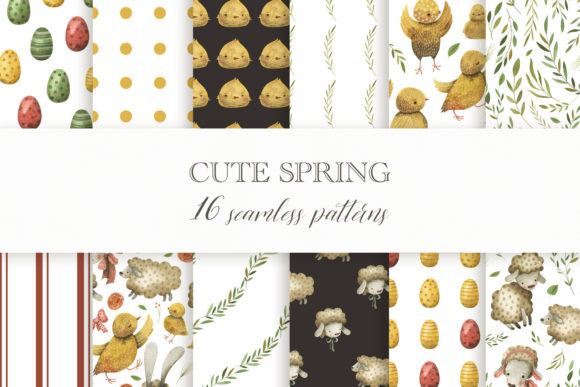 Download Easter Seamless Patterns - Patterns Collection