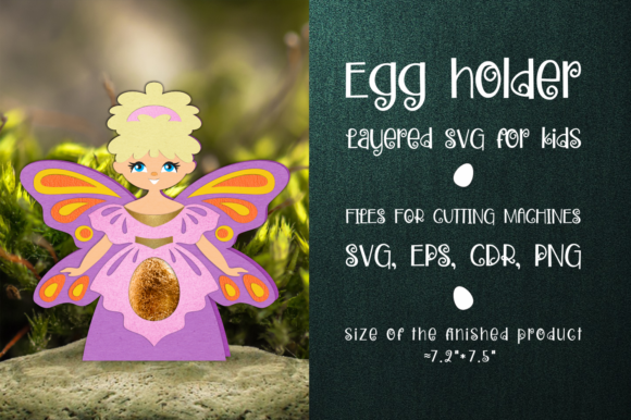 Download Fairy Easter Egg Holder Template - Easter egg Collection