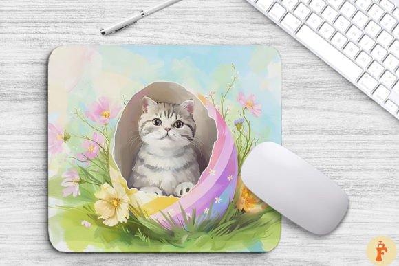 Download Cute Cat in Easter Egg Background - Easter egg Collection