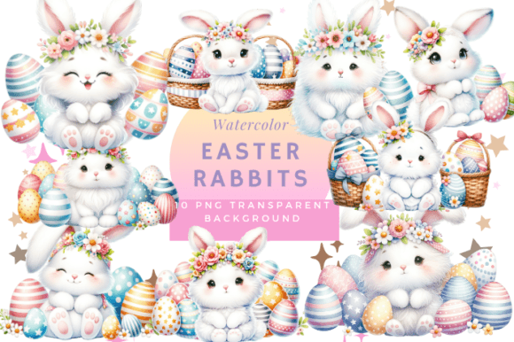 Download Easter Eggs Rabbit Nursery Cute Bunny - Easter egg Collection