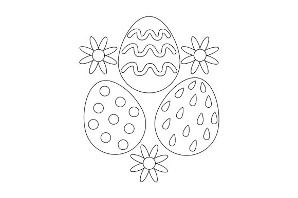 Download Decorated Easter Eggs Coloring Page - Easter egg Collection