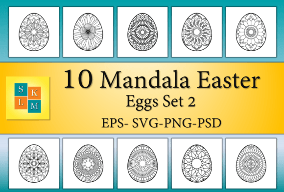 Download Easter Eggs: Mandala Coloring - Easter egg Collection