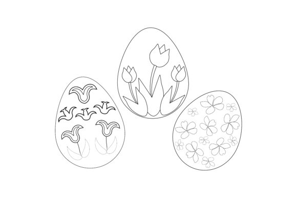 Download Decorated Easter Eggs Coloring Page - Easter egg Collection