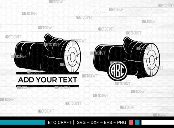 Download Wood Log Monogram SVG, Woodcutting - Woodcut Collection