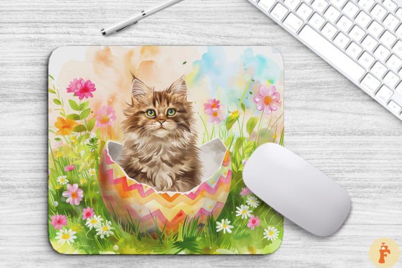 Download Cute Cat in Easter Egg Background - Easter egg Collection