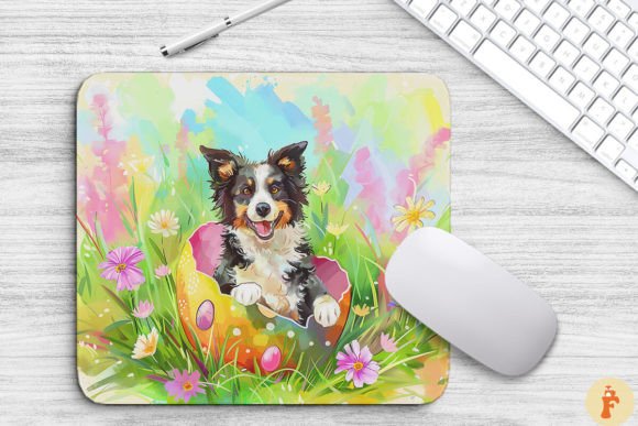 Download Cheerful Dog in Easter Egg Background - Easter egg Collection