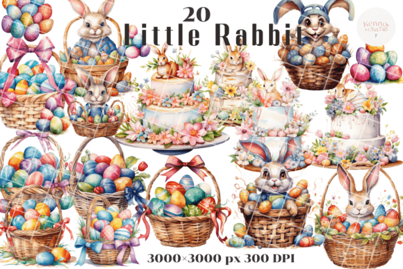 Download Easter Bunny Clipart, Easter Eggs Basket - Easter egg Collection