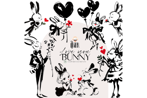 Download Hand Drawn Cute Bunny Clipart - Cute bunny clipart Collection