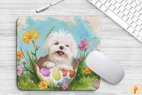 Download Cheerful Dog in Easter Egg Background - Easter egg Collection